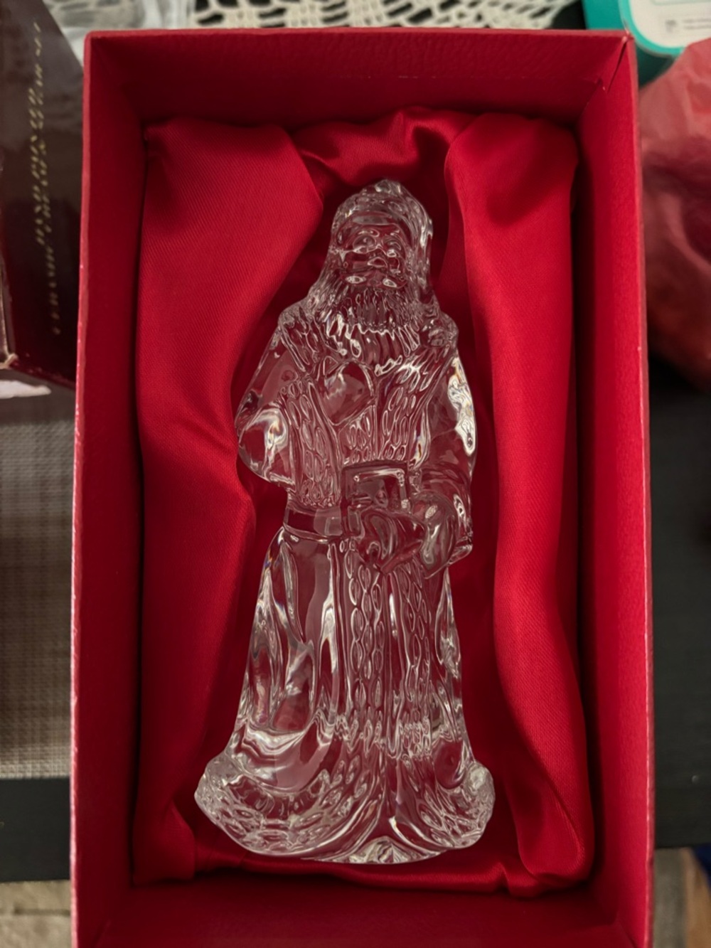 Waterford Clear Crystal Santa Figurine